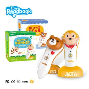 Kids growing up educational toy learning machine smart talking pen with sound books