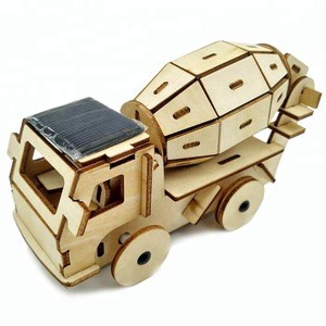 Kids Solar Car 3D Wooden Educational Puzzles