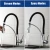 Import Kitchen Sink Faucet with Pull Down Sprayer Nozzle Black Chrome Finish Hot & Cold Water Kitchen Sink Faucet Mixer Taps from China