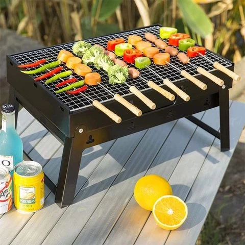 Korean Portable Outdoor bbq Grill With Smokeless bbq Grill Charcoal