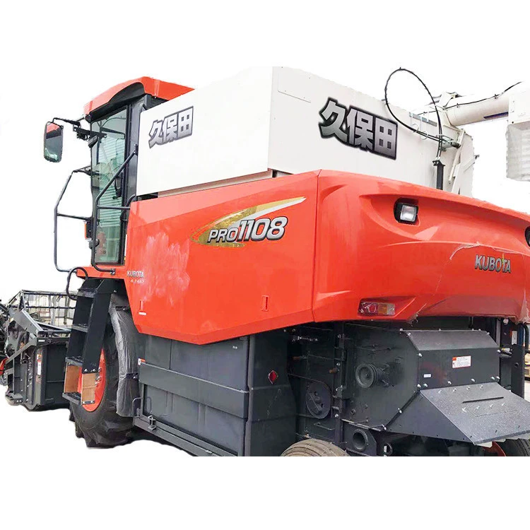 Kubota wheeled grain combine harvester for farm