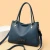 Import Ladies High Quality Soft Leather Shoulder Bag Fashion Casual Simple Solid Color Top Handling Bag Large Capacity Bag from China