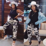 Ladies Sweat Pants Oversize Running cargo Jogger Pants Women Black Sports joggers Sweatpants women