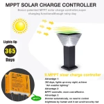 LAP Modern Design Energy Saving Ip65 Waterproof Outdoor Led Solar lawn Light For Garden