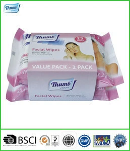 Latest Promotion Price Make Up Remover Soft Facial Tissue Paper Wet Wipes