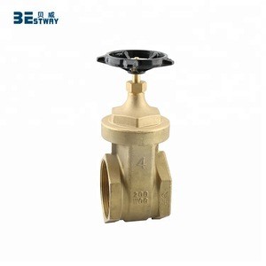 Lead Free Brass Non Rising Stem Gate Valve with Thread End