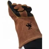 Leather Welding Gloves HEAT RESISTANT WEAR RESISTANT Welder/Fireplace gloves