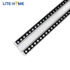 LED Grille Linear Light for Supermarket Warehouse Parking lot power 50W  white black aluminum