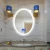 Import LED Lighted Bathroom Vanity Oval Mirror with Modern Touch Switch from China