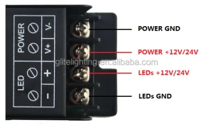 LED Sync Dimmer with RF button remote