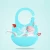 LFGB  food grade silicone washable baby bib set waterproof 2020