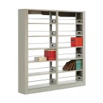 Library furniture wall book shelf divider white exhibition book shelf Library Cabinet