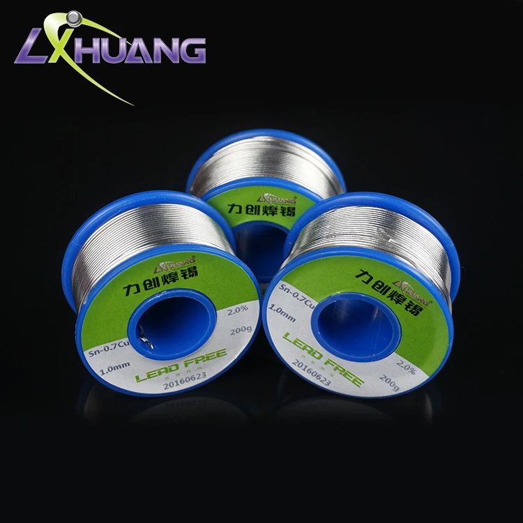Lichuang factory offer Sn-58Bi super tin lead free tin bismuth alloy solder wire low temperature flux cored welding wires