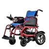 Light Luxury Foldable Big Wheel Commode Electric Motorised Hospital Narrow Aluminum Mobility Wheelchair Scooter For Handicapped