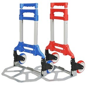 Lightweight Folding Aluminum Stair Climbing Lift Hand moving dolly trolley cart wholesale factory customizable foldable carts