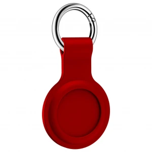 Liquid Silicone Skin Cover  Case With Keychain For Airtags
