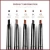 Import Long lasting YANQINA waterproof 5 colors eye makeup Automatic rotation eyeliner and eyebrow pencil 2 in 1 from China