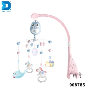 lovely rotation toys musical bed bell baby mobile for sale