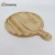 Import Low MOQ 6"/7"/8"/9"/10"/12" Round Pizza Peel Pizza Peel Wooden Pine Pizza Tray With Perforated Handle from China