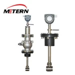 Low pressure loss 4-20mA control signal output coal gas measuring vortex flow meter