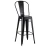 Import lowest price modern stackable vintage metal industrial high bar chair from China