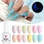 Import Luminous Top Gel Wholesale Nail Supplies Custom UV Glow In The Dark No Wipe Nail Gel Top Coat from China