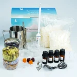 Luxury Candle Kit DIY Soy Wax Jars Empty Aromatherapy Candle Jars Colorful Scented Candles Making