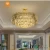 Import Luxury Hotel Decoration Design Modern 8 Lamp Indoor Golden Pendant Light from China