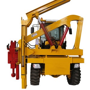 made in china steel structure drill rig 320 ton hydraul static pile driver price