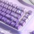 Import Magic Cat Keycaps Purple Cute Cartoon Anime Cherry Profile Keycap for Mechanical Keyboard with 7U and ISO Keys from China