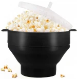 Magic Microwave Popcorn Popper Maker Bowl Fold Bucket Bowl DIY Healthy Container