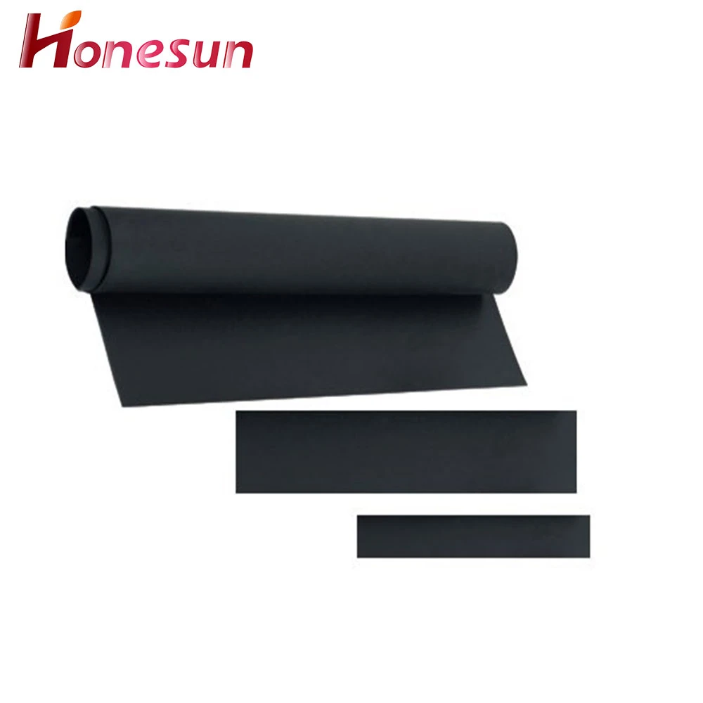 magnetic rubber magnet strip with adhesive 0.4mm thickness