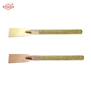 maintenance hand tools non sparking BeCu AlBr Brass Scraper with loaded handle