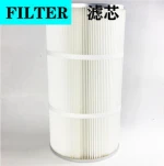 Manufacturer direct industrial equipment dust removal filter cylinder 320*210*600 anti-static dust removal filter core can be re