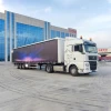 Manufacturer High Quality 3 Axles Van Box Semi Trailer Cargo Transport Semi Trailer Truck With Side Curtain