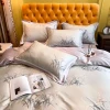 Manufacturer of the bedding sheets cotton 300TC 60S duvet cover set printed bedding set