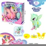 Manufacturer Wholesale Pvc Cartoon Toys Animal Kids little Pony lovely Horse  girl toys set