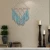 Import Manufacturers cotton wall hanging blue cotton hand made macrame wall tapestry from China