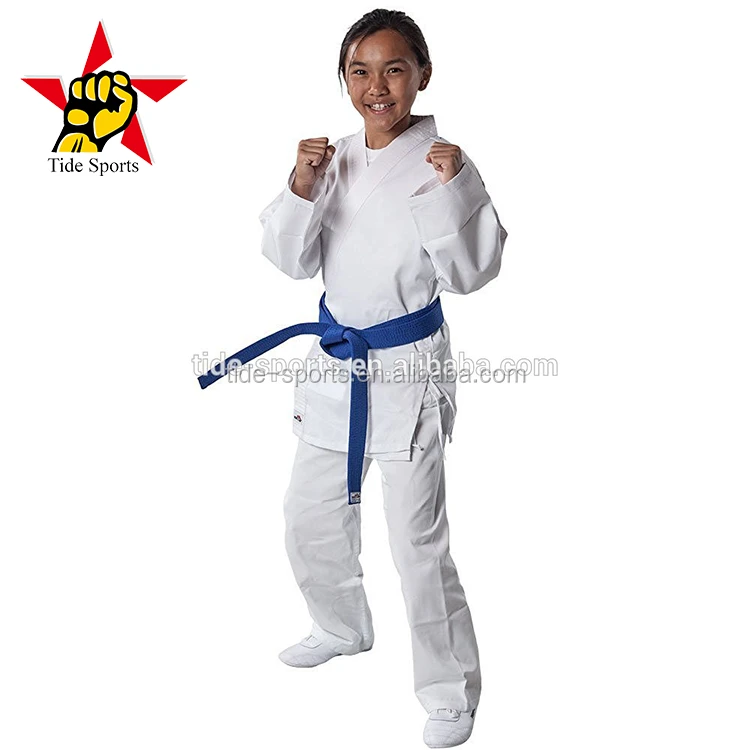 Martial Arts White &amp; Black Karate Judo TaeKwonDo Uniform