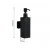 Matte black liquid hand soap dispensers,stainless steel foam liquid soap dispenser,wall mounted bathroom liquid soap dispenser