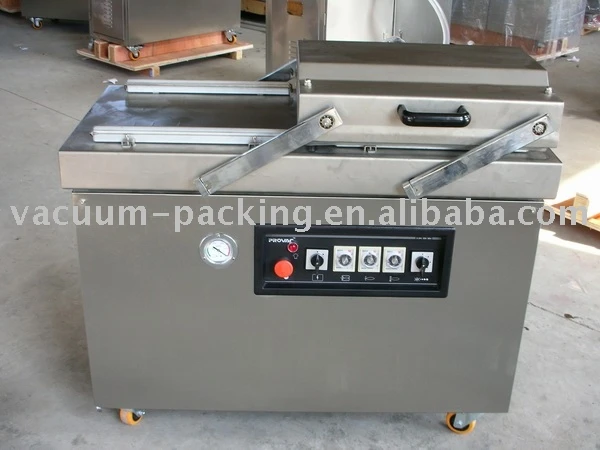 meat products automatic vacuum packaging machine DZD-400 2S double chamber vacuum packing machine