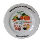 melamine vegetable kitchen the perfect portions Flat Plate