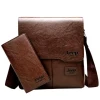 Mens crossbody man PU leather sac homme wallet credit id card holder shoulder sacoche sling side messenger handbag bags for men