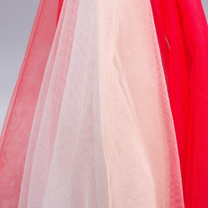 Mesh fabric 100% polyester mesh dress tulle fabric for wedding dress