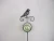 Import Metal peacock garden stick for garden ornament from China