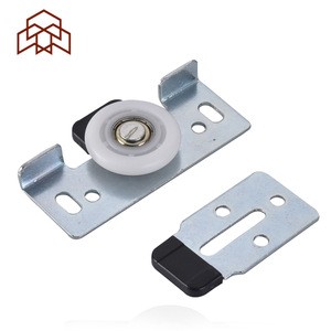 Metal+plastic sliding closet door roller / wheels for wardrobe