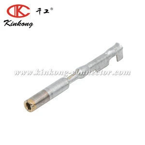 Micro-Pack 100W Series Female Unsealed Gold Plating Terminal, Cable Range 0.35 - 0.50 mm 15435885