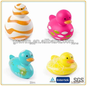 Mini beep baby bathing toy rubber duck