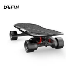 Mini Carver Electric Skateboard Dual Motorized Belt Boosted e Skate Board With Carbon Fiber Deck