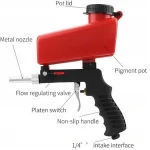 Mini Handheld Sandblaster Pneumatic Sandblasting Gun Blasting Device Sand Blasting Machine Spray Polishing Machine